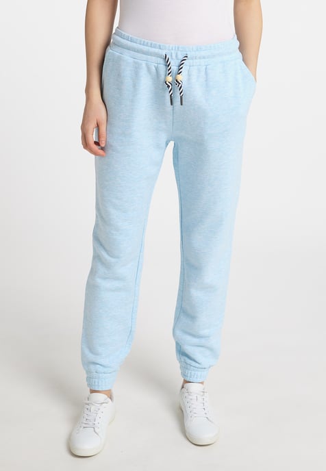 Schmuddelwedda Sweatpants women aqua melange - Image 2