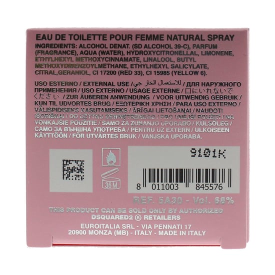 Dsquared2 Wood Pour Femme Eau de Toilette 50ml Spray For Her - Image 2