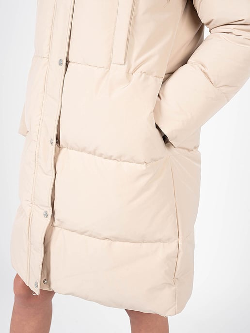 Silvian Heach Jacket Down Jacket Woman's Beige - Image 5