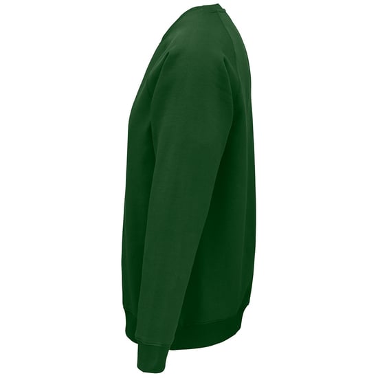SOLS Unisex Adult Space Organic Raglan Sweatshirt (Fles groen) - Image 3