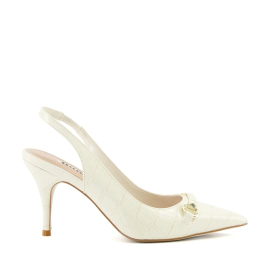 Dune Ladies Circuit Snaffle-Trim Slingback Court Shoes - Image 1