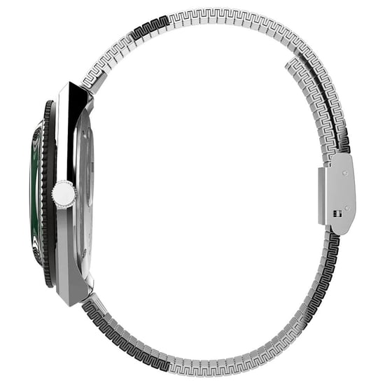 Timex Q Reissue Heren Horloge Zilverkleurig TW2U61700 - Image 2