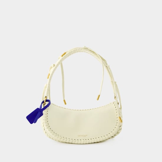 Edge Väva Axelväska - Off White - Läder - Beige - Image 1