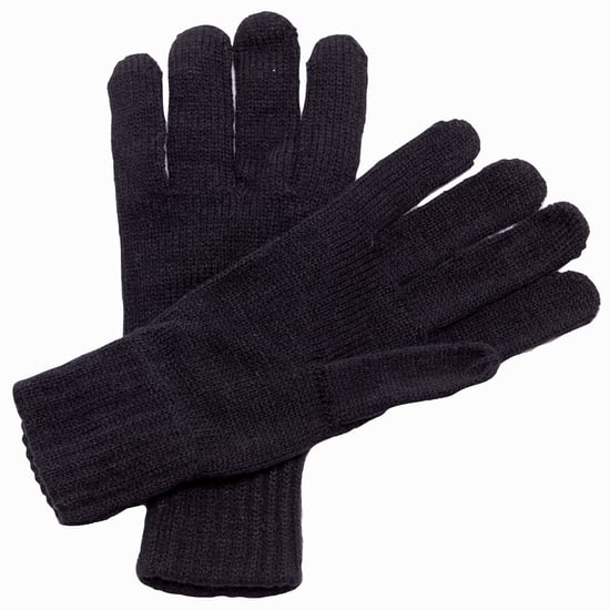 Regatta Unisex Knitted Winter Gloves (Black)