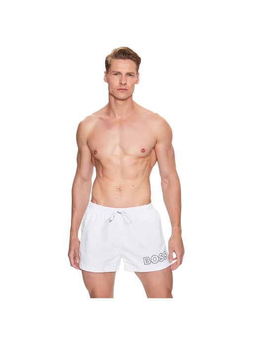 Boss Men's Swim Trunks Print B - Image 2