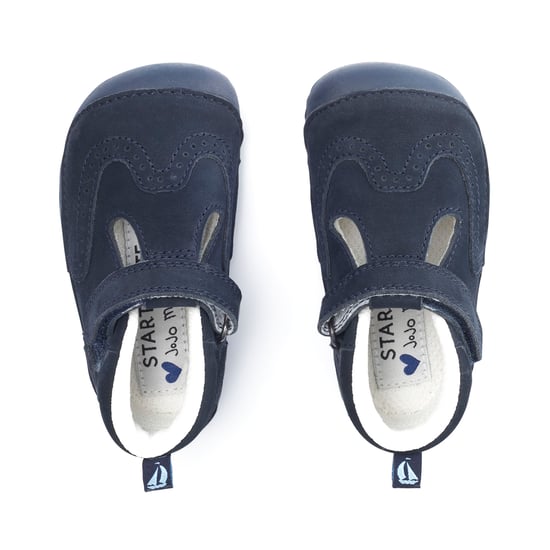 Start-Rite Share Nubuck Pre Walker Shoes - Navy Blue