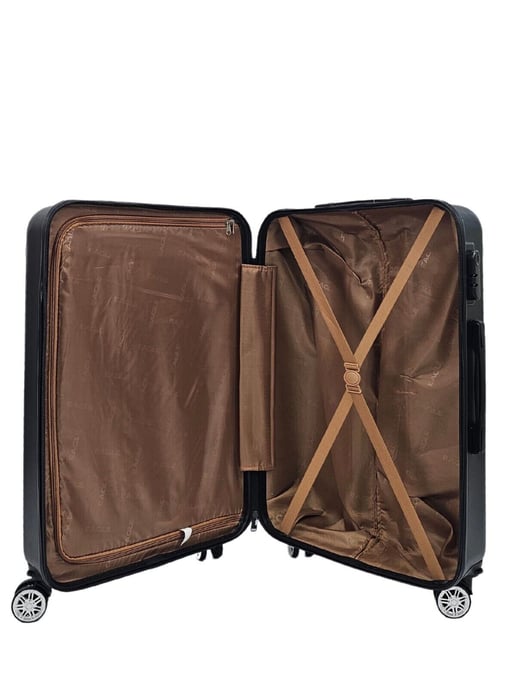 Hard Shell Cabin Suitcase Set 8 Wheel Luggage Case Travel Bag Set