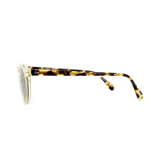 Oliver Peoples Sunglasses Gregory Peck 5217 1485W4 Honey Dark Brown Gold Mirror - Image 3
