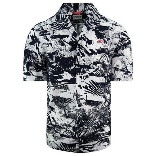 Timberland Stretch Regular Fit Short Sleeve Mens Floral Summer Shirt A21A6 AE8