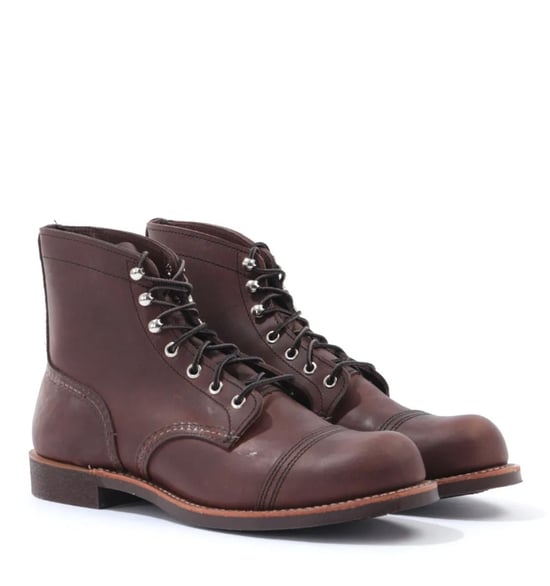 Men's Red Wing 8111 Iron Ranger Boots in Brown - Image 1