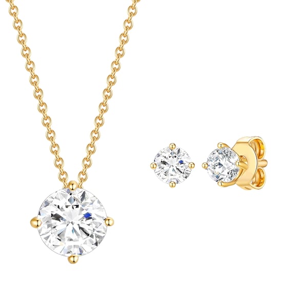 Rafaela Donata Female Sterling Silver Set (Necklace + Earring) - Image 1