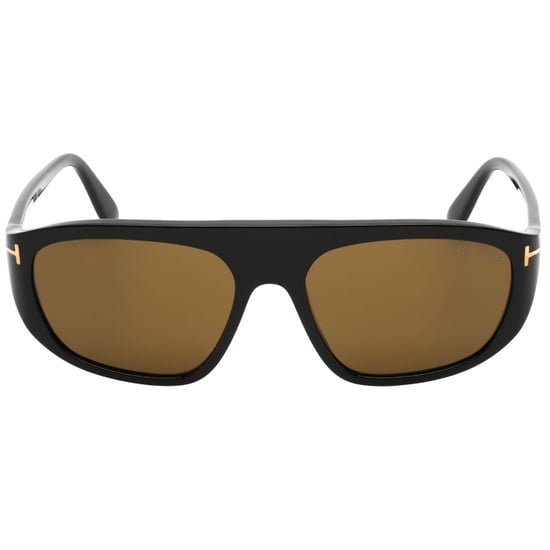 Tom Ford Roviex Lens Shiny Black Sunglasses