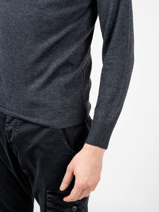Xagon Man Pullover Turtleneck Men's Grey - Image 5