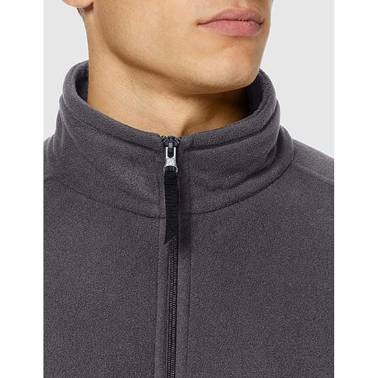 Regatta Mens Plain Micro Fleece Full Zip Jacket (Layer Lite) (Seal Grey)