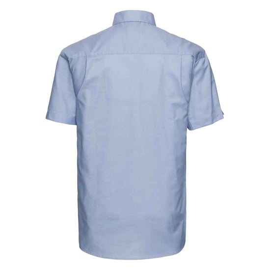 Russell Collection Heren Oxford Formeel Shirt (Oxford Blauw) - Image 2