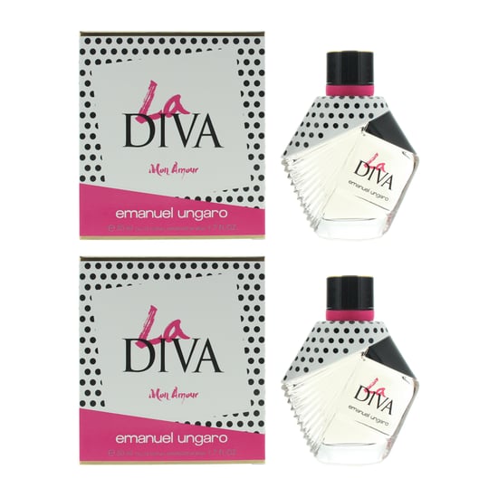 Emanuel Ungaro La Diva Mon Amour Eau de Parfum 50ml Spray For Her x 2