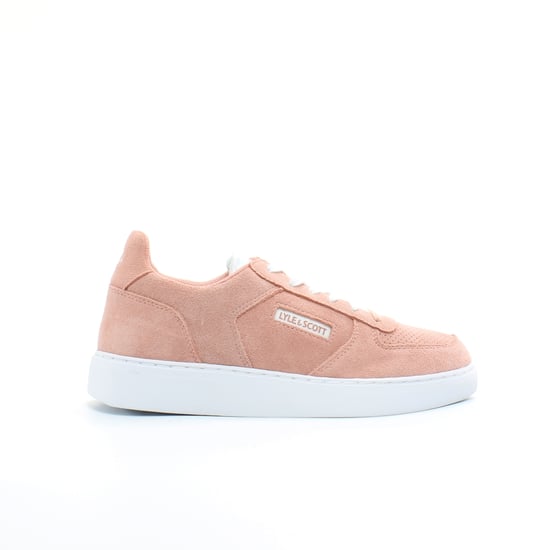 Lyle & Scott McMahon II roze suède leren veterschoenen voor heren FW1200 Z873 - Image 1