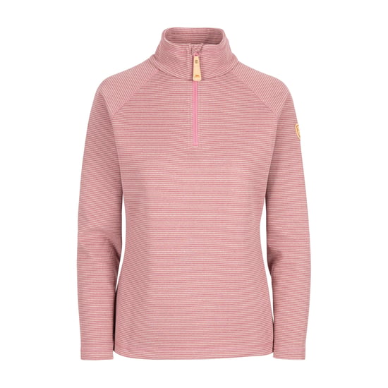 Trespass Womens/Ladies Olga Leather Fleece Top (Rose Blush Marl)