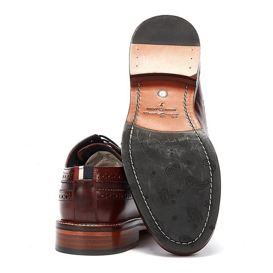 Ben Sherman Archie Brogue herenschoenen bordeauxrood - Image 4