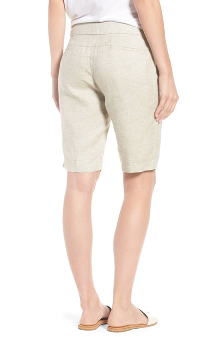 Eileen Fisher Beige Women's Size 0 Shimmer Bermuda Walking Shorts