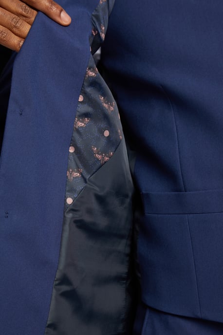Bright Blue Slim Jacket - Image 5