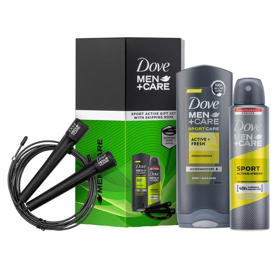Dove Men+Care Sports Active Duo & Skipping Rope Gift Set
