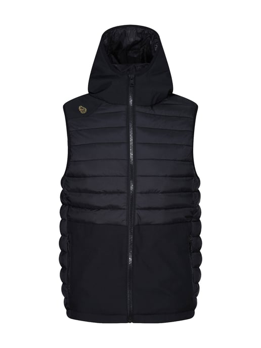 Men's Luke 1977 Bubblas 2 Hooded Gilet in Black