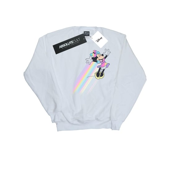 Disney Womens/Ladies Minnie Mouse Whoosh Sweatshirt (White)