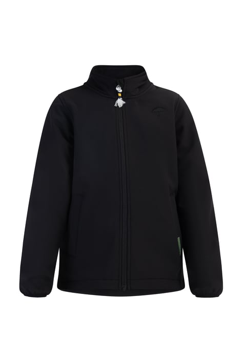 Schmuddelwedda softshell jacket Girls black - Image 1
