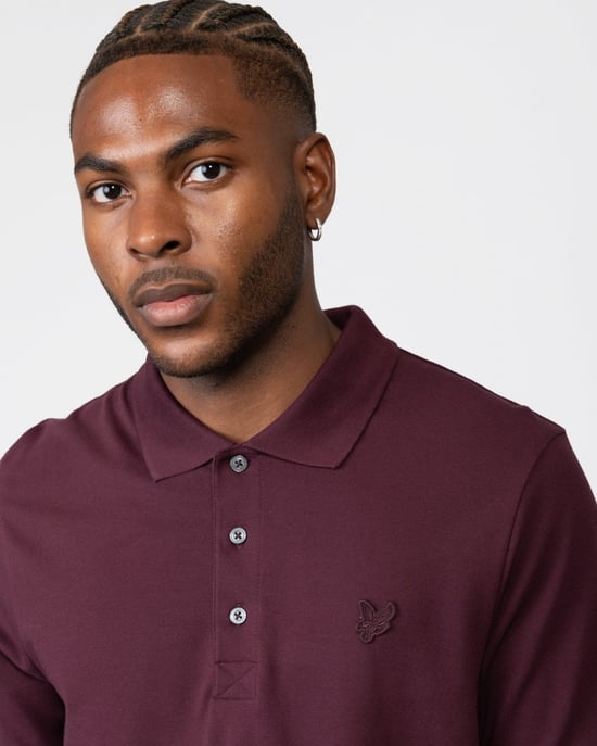 Lyle & Scott Tonal Eagle Polotröja för herrar - Image 2