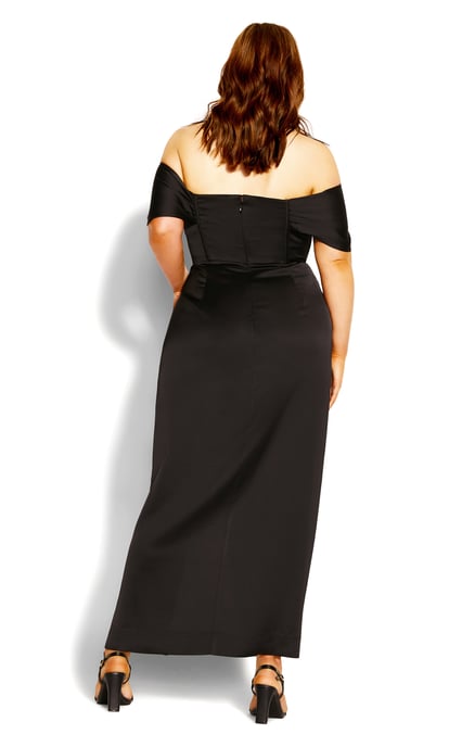 CITY CHIC Women's Forbidden Love Maxi Dress - black