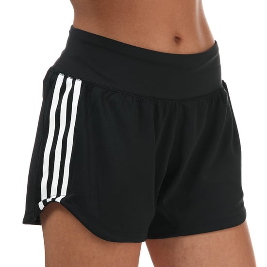 Women's adidas 3-Stripes Gym Shorts in Black - Image 4