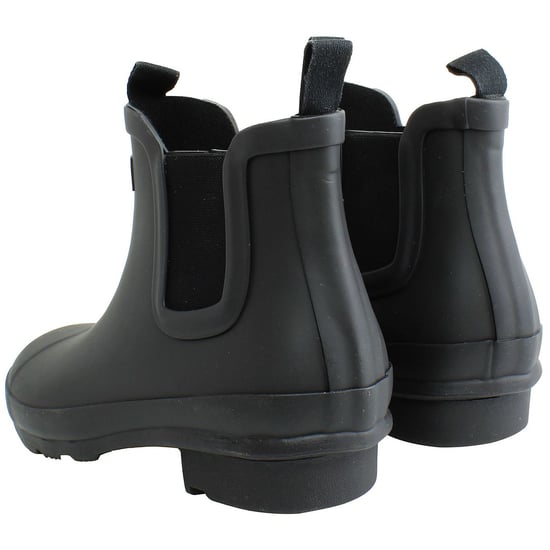 Hunter Chelsea Grote Kinderen Zwarte Wellington Laarzen - Image 2