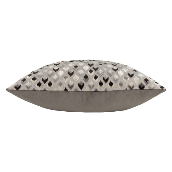 Paoletti Lexington Velvet Jacquard Feather Filled Cushion - Image 3