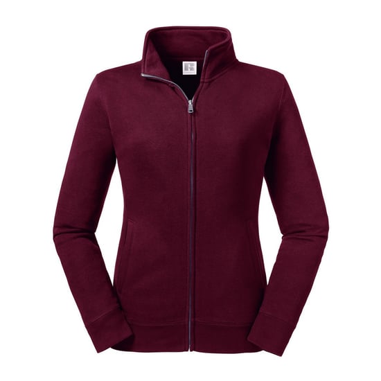 Russell Womens/Ladies Authentic Sweat Jacket (Burgundy) - Image 1