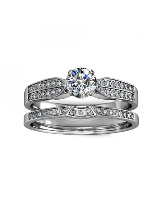 Kejsarinnans ring - silver och kristall - Image 4
