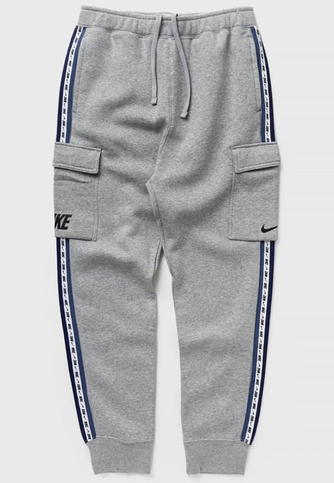 Nike Fleece Sportswear heren trainingspak met ronde hals in grijs - Image 6