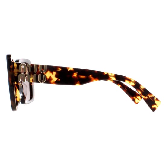 Miu Miu Square Womens Honey Havana Dark Brown MU10YS
