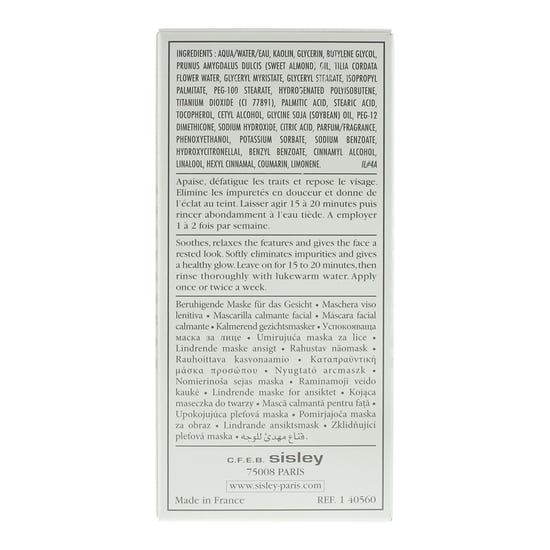 Sisley Facial Mask With Linden Blossom 60ml Sensitive Skin - Image 4