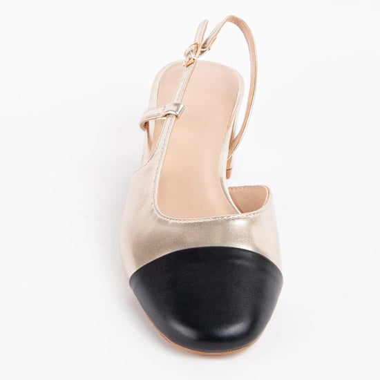 Montevita Heel Shoe Goldem Gold