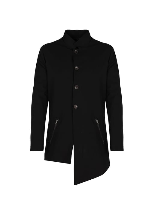 La Haine Inside Us Jacket Asymmetric Men's Black