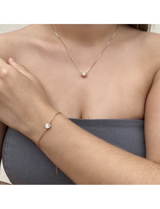 Birth Moon Set - Rose Gold and Crystal - Image 2