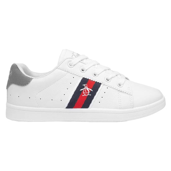 Penguin Plane White Kids Trainers