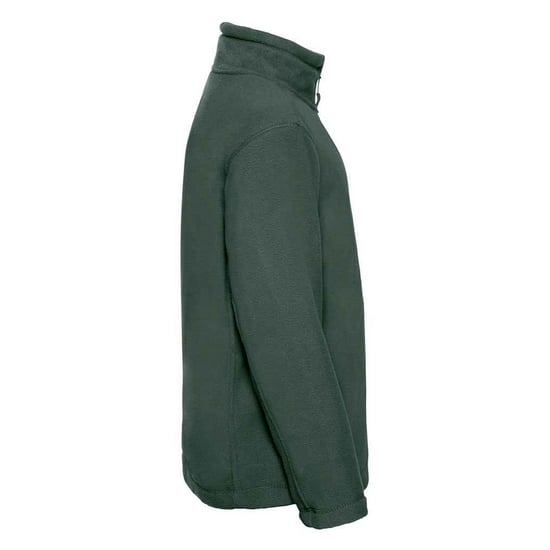 Russell Fleecejack met volledige rits voor kinderen/Kinderen (Fles groen) - Image 3