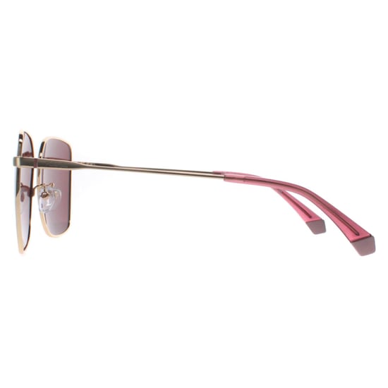 Polaroid Square Womens Gold Burgundy Violet Polarized PLD 4158/G/S/X
