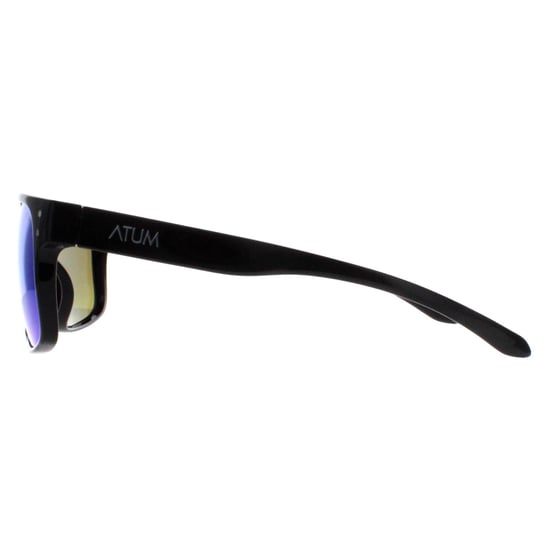 Atum Rectangle Mens Shiny Black Green Mirror Waterhouse