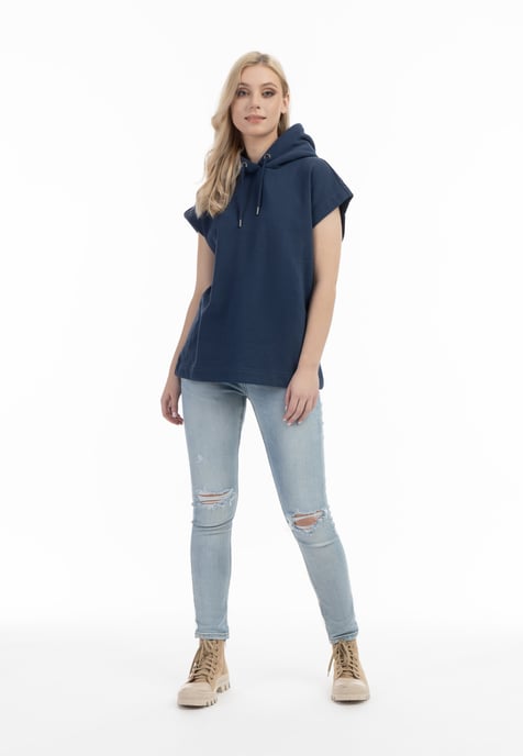 Dreimaster Oversized sweatshirt Dames marine - Image 2