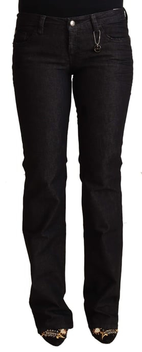 Costume National Women's Black Cotton Low Waist Skinny Jeans - Image 1