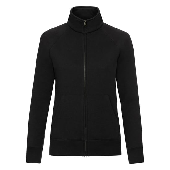 Fruit of the Loom Dames/Dames Premium Lady Fit Sweatjack (Zwart) - Image 1