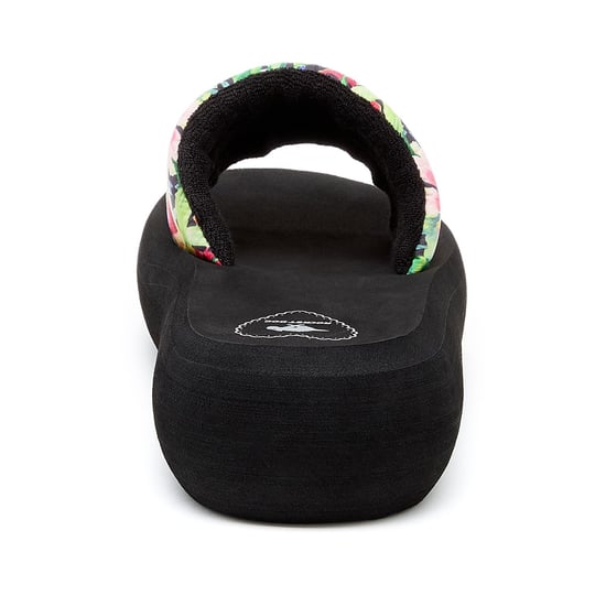 Rocket Dog Splash Bahama Textile Dam Svart/Multi Sandaler - Image 2